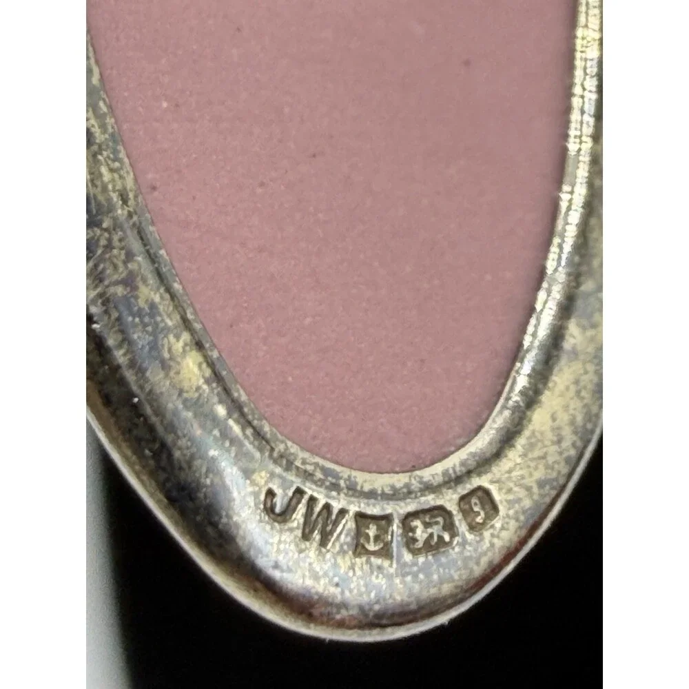 Wedgwood Jasperware Black & Pink Ring Necklace Jewelry Set 2 PCs - Picture 10 of 15